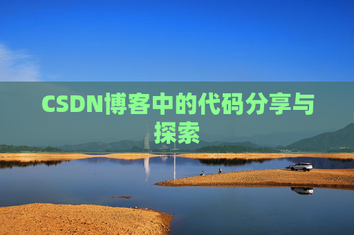 CSDN博客中的代码分享与探索